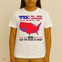 Trump 2024 Can You Hear Us Now Pro Donald Trump Election Usa Map T-Shirt thumb 4