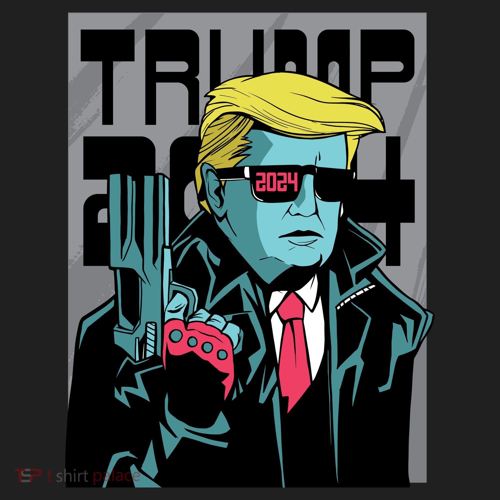 Trump 2024 Comic Cover Women's Sweatshirt