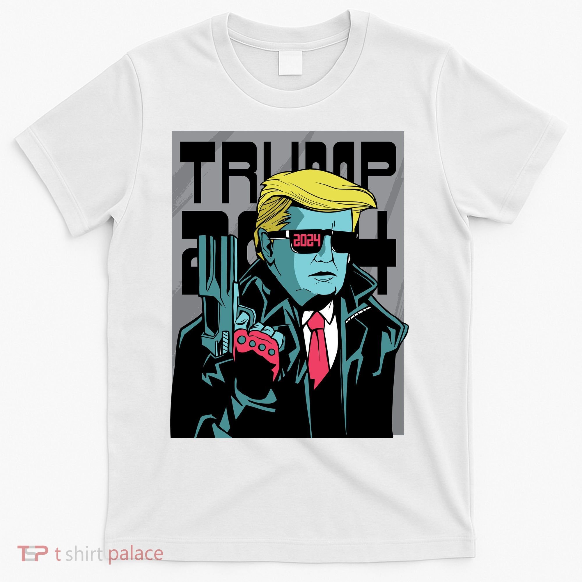 Trump 2024 Comic Cover T-Shirt