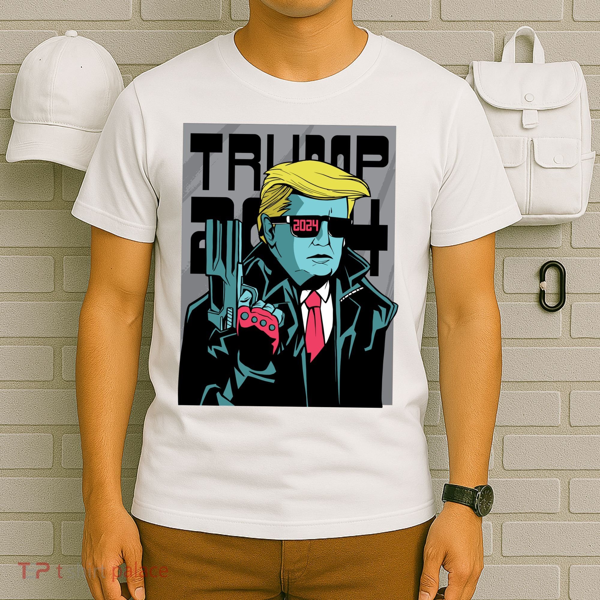 Trump 2024 Comic Cover T-Shirt