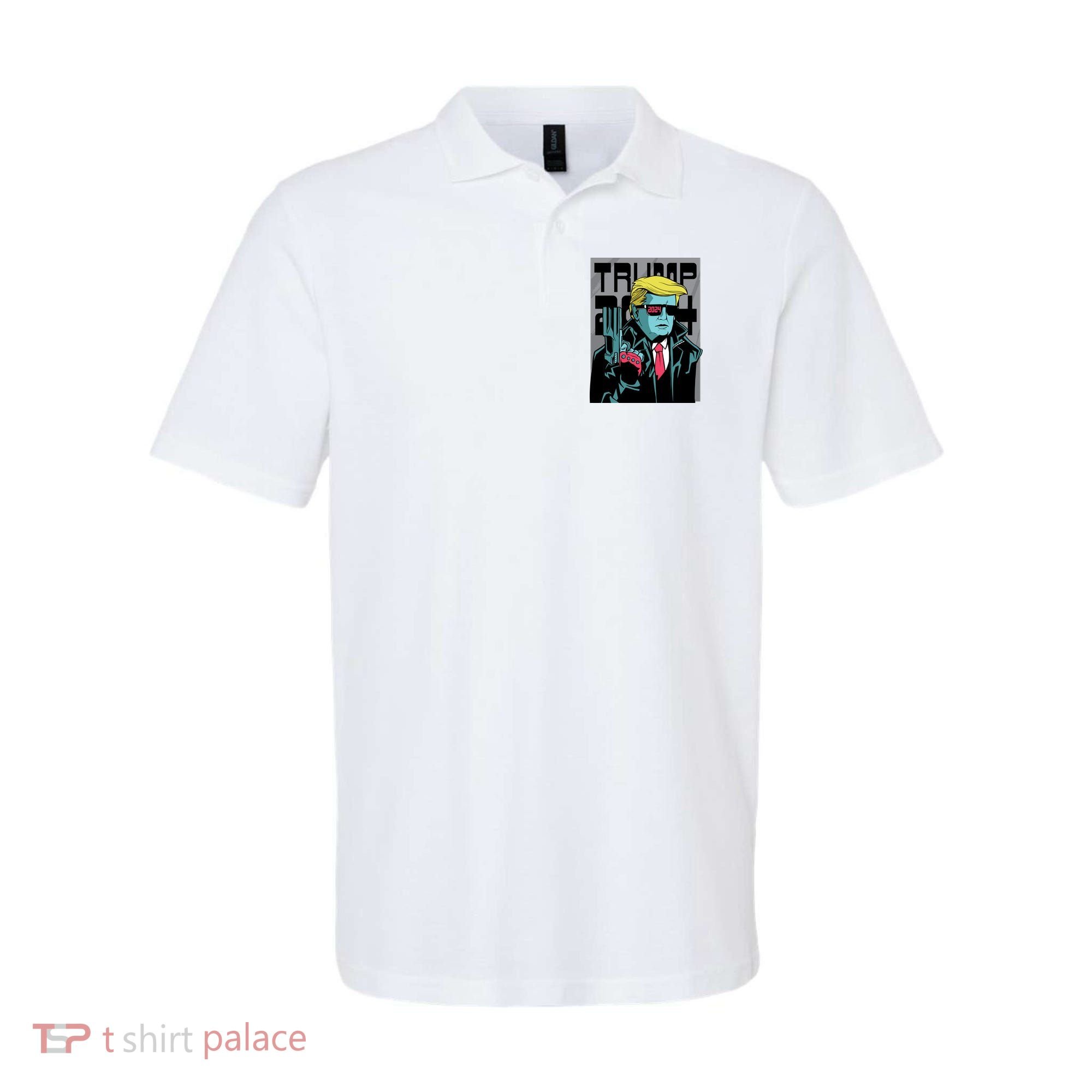 Trump 2024 Comic Cover Polo