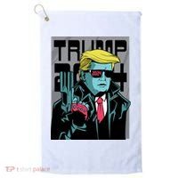 Trump 2024 Comic Cover Golf Towel thumb 0
