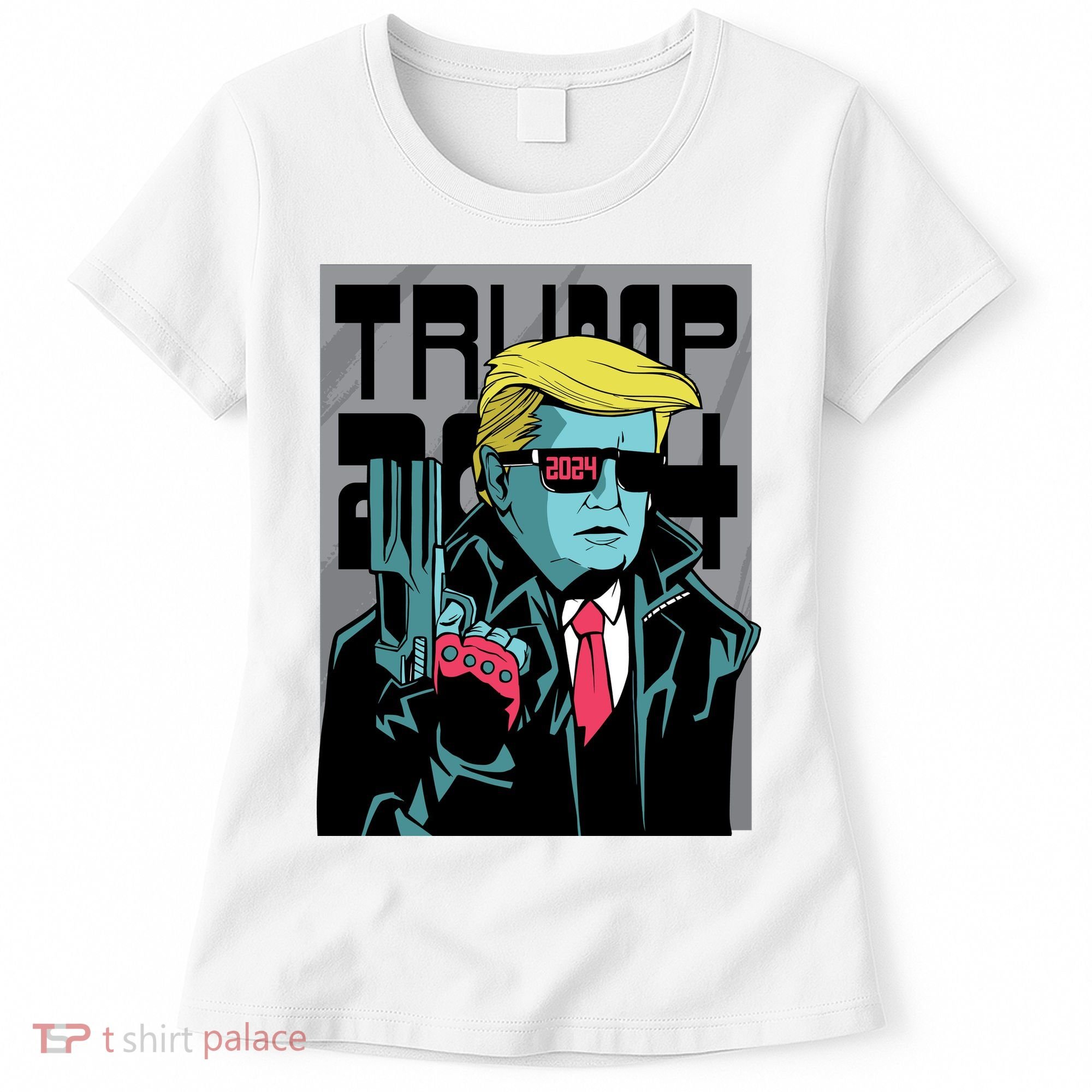 Trump 2024 Comic Cover Women's T-Shirt