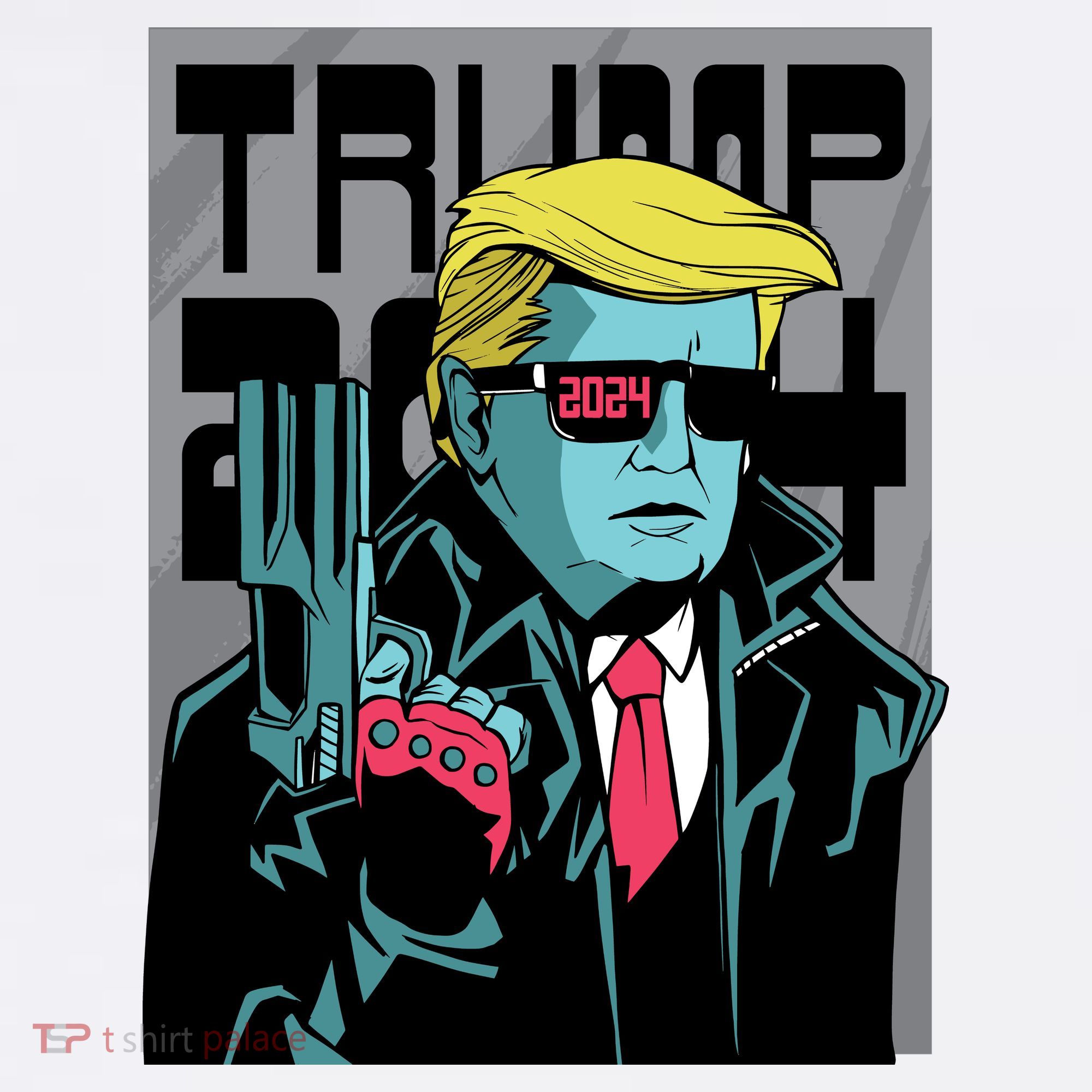 Trump 2024 Comic Cover Women's T-Shirt