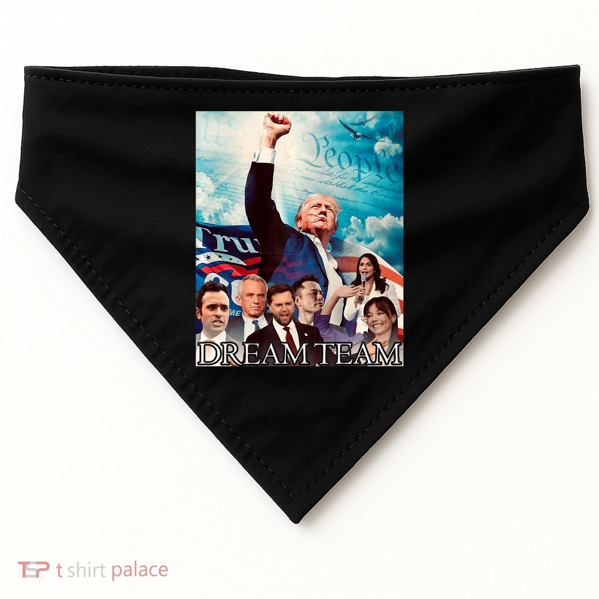 Trump 2024 Dream Team USA-Made Doggie Bandana