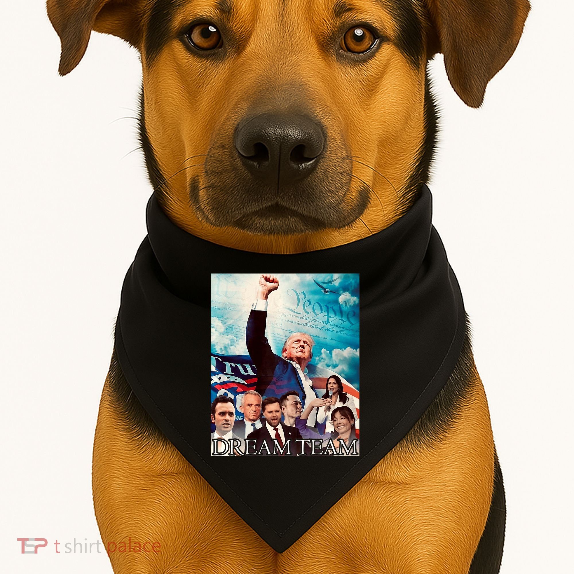 Trump 2024 Dream Team USA-Made Doggie Bandana