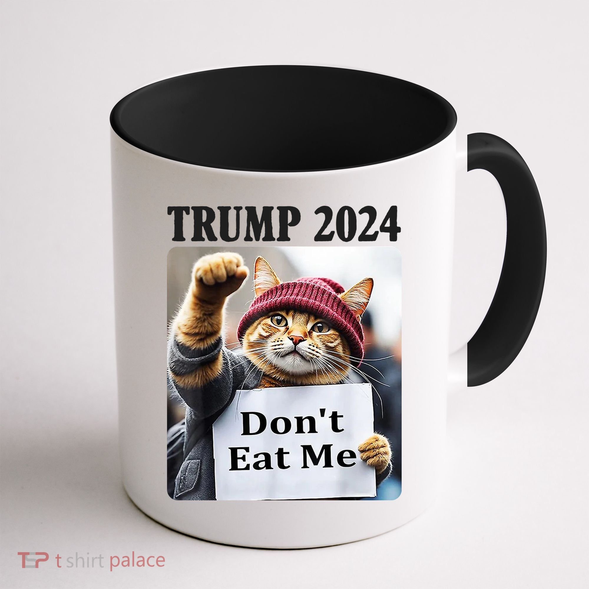 Trump 2024 Dont Eat Me Funny Cat Election Coffee Mug