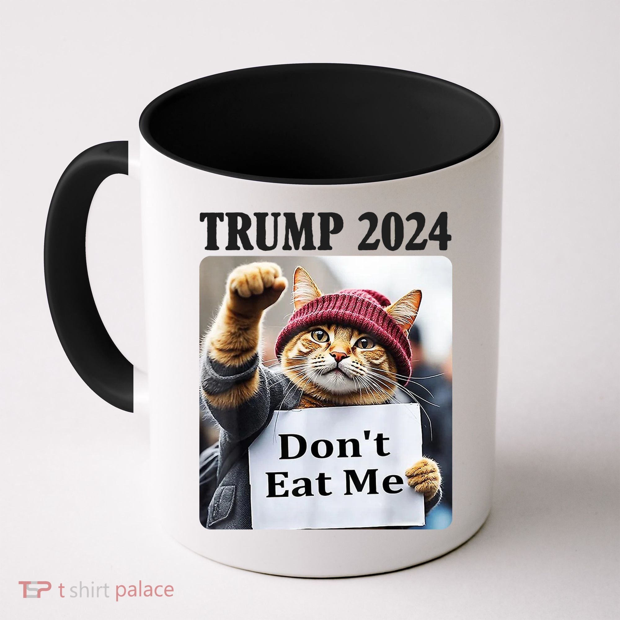Trump 2024 Dont Eat Me Funny Cat Election Coffee Mug