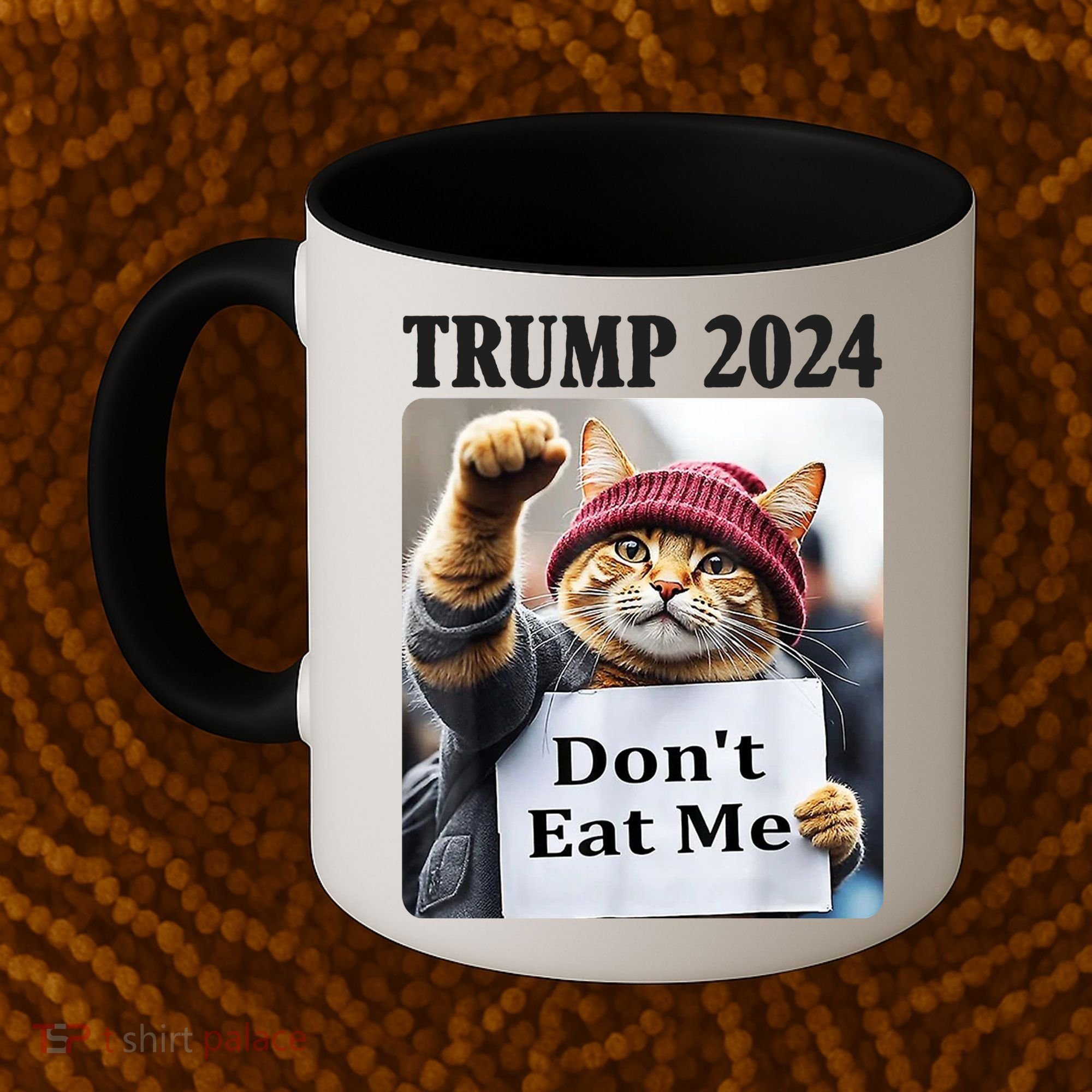 Trump 2024 Dont Eat Me Funny Cat Election Coffee Mug