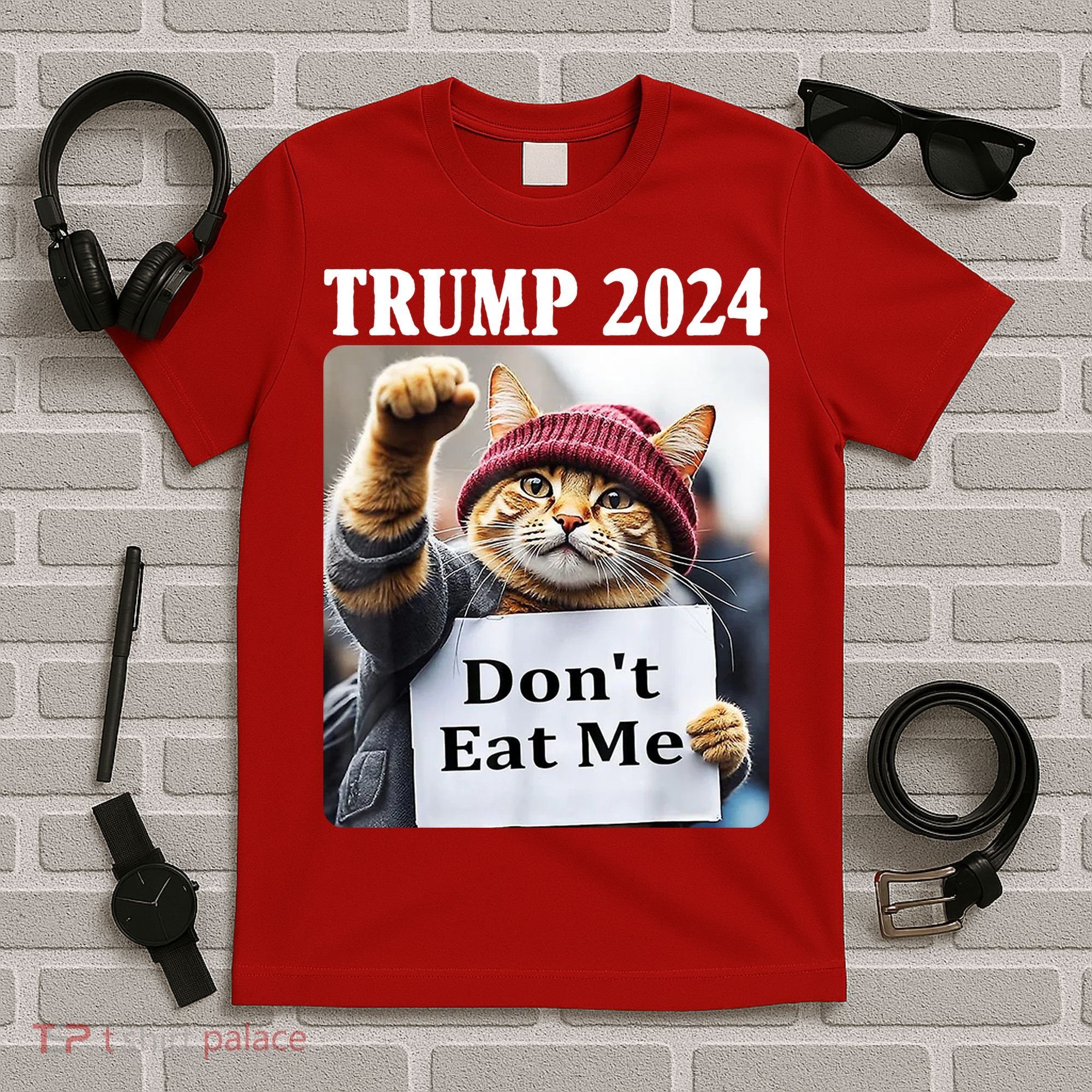 Trump 2024 Dont Eat Me Funny Cat Election T-Shirt