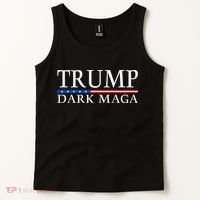 Trump 2024 Dark Maga President Donald Trump Tank Top thumb 2