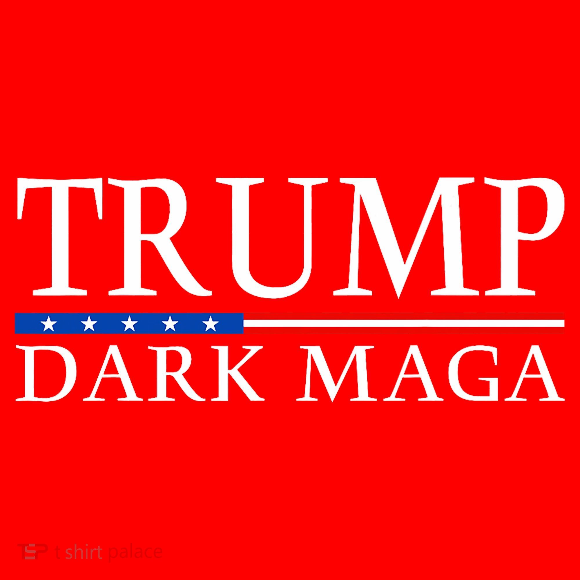 Trump 2024 Dark Maga President Donald Trump Santa Hat