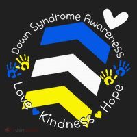 Trisomy 21 Down Syndrome Extra Three Chromosome Arrows Women's Sweatshirt thumb 2