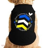 Trisomy 21 Down Syndrome Extra Three Chromosome Arrows Doggie Tank thumb 0