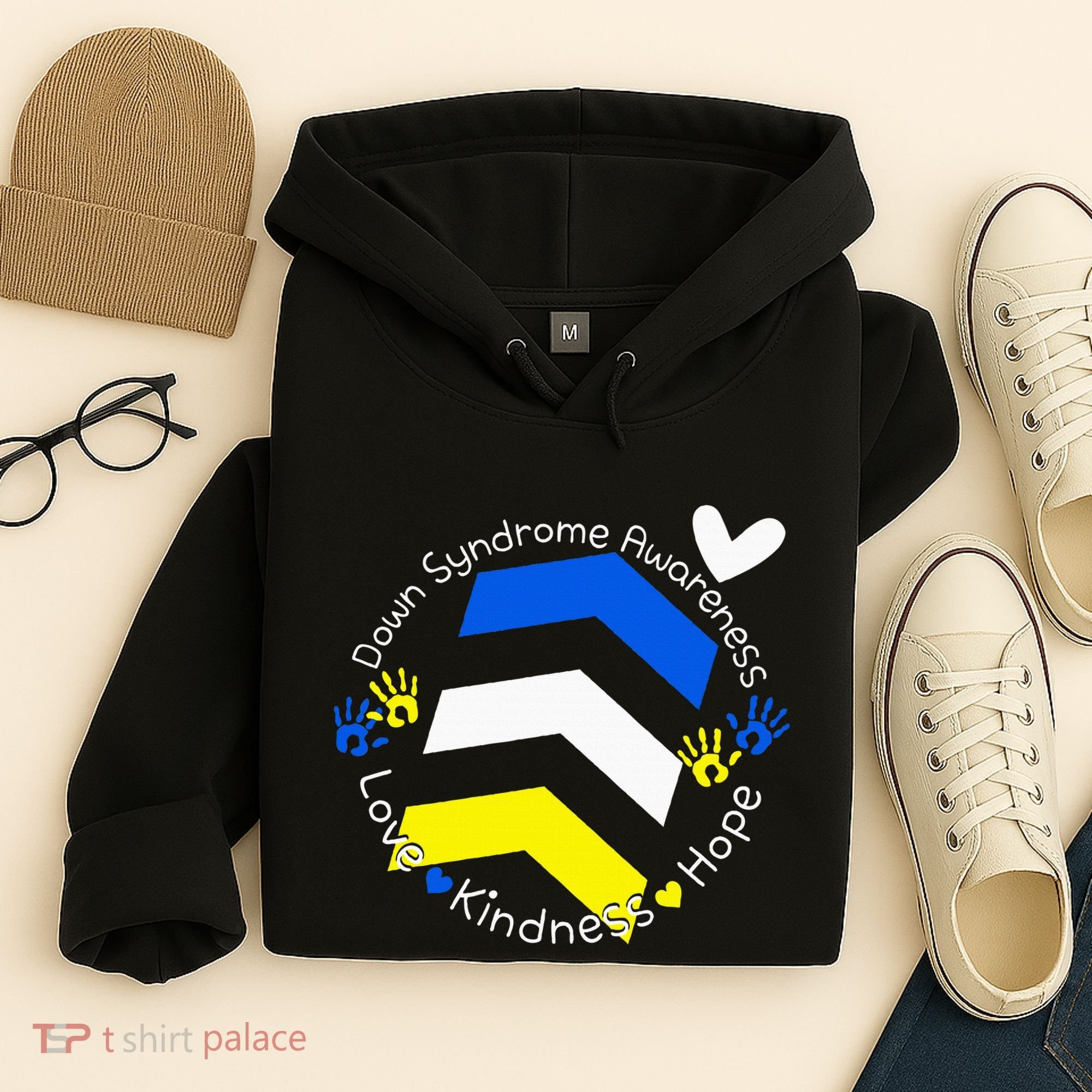 Trisomy 21 Down Syndrome Extra Three Chromosome Arrows Hoodie