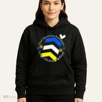 Trisomy 21 Down Syndrome Extra Three Chromosome Arrows Hoodie thumb 5