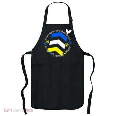 Trisomy 21 Down Syndrome Extra Three Chromosome Arrows Apron