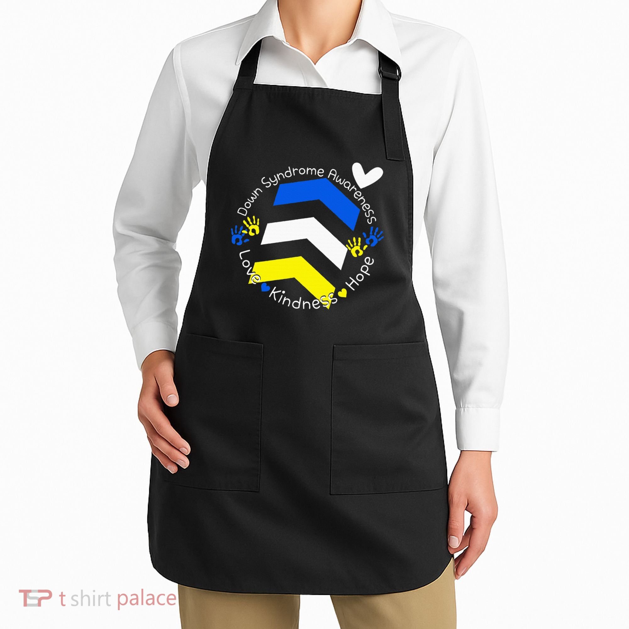 Trisomy 21 Down Syndrome Extra Three Chromosome Arrows Apron