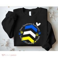 Trisomy 21 Down Syndrome Extra Three Chromosome Arrows Sweatshirt thumb 2
