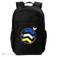 Trisomy 21 Down Syndrome Extra Three Chromosome Arrows Backpack thumb 0