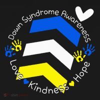 Trisomy 21 Down Syndrome Extra Three Chromosome Arrows Bucket Hat thumb 4