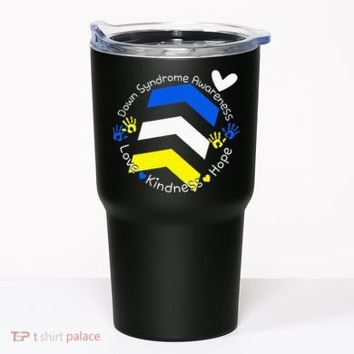Trisomy 21 Down Syndrome Extra Three Chromosome Arrows Tumbler