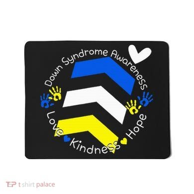 Trisomy 21 Down Syndrome Extra Three Chromosome Arrows Mousepad