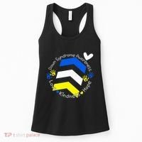 Trisomy 21 Down Syndrome Extra Three Chromosome Arrows Women's Tank Top thumb 0