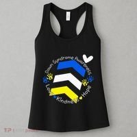 Trisomy 21 Down Syndrome Extra Three Chromosome Arrows Women's Tank Top thumb 3