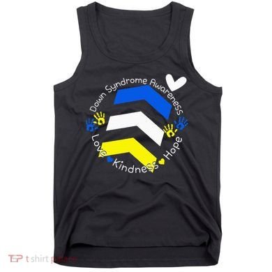 Trisomy 21 Down Syndrome Extra Three Chromosome Arrows Tank Top