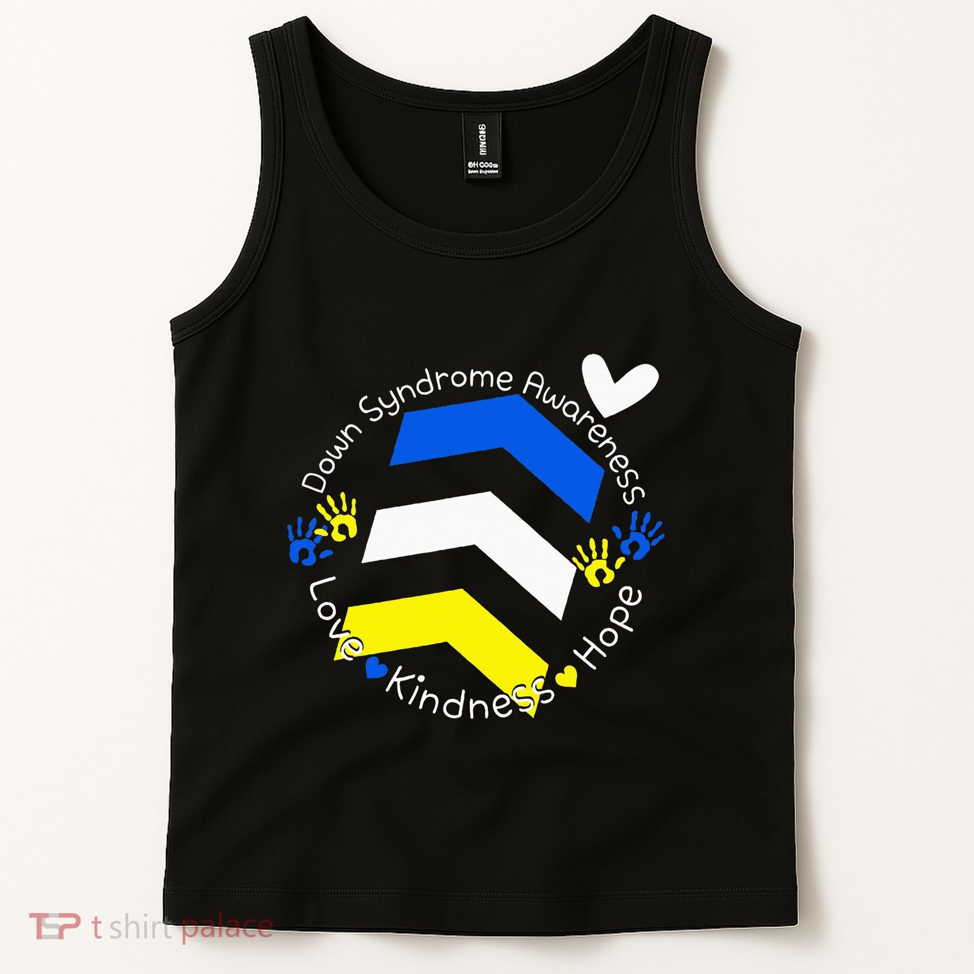 Trisomy 21 Down Syndrome Extra Three Chromosome Arrows Tank Top