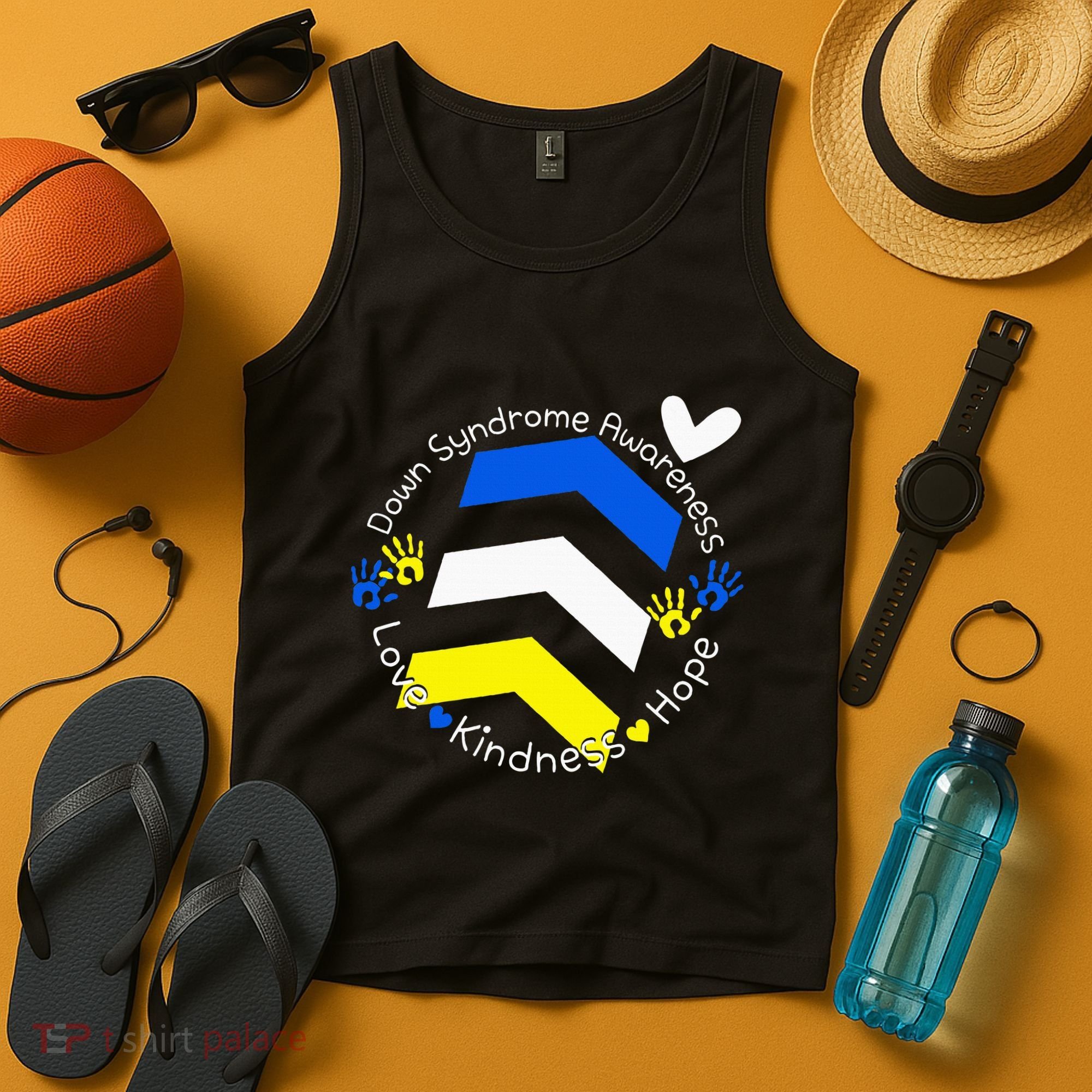Trisomy 21 Down Syndrome Extra Three Chromosome Arrows Tank Top