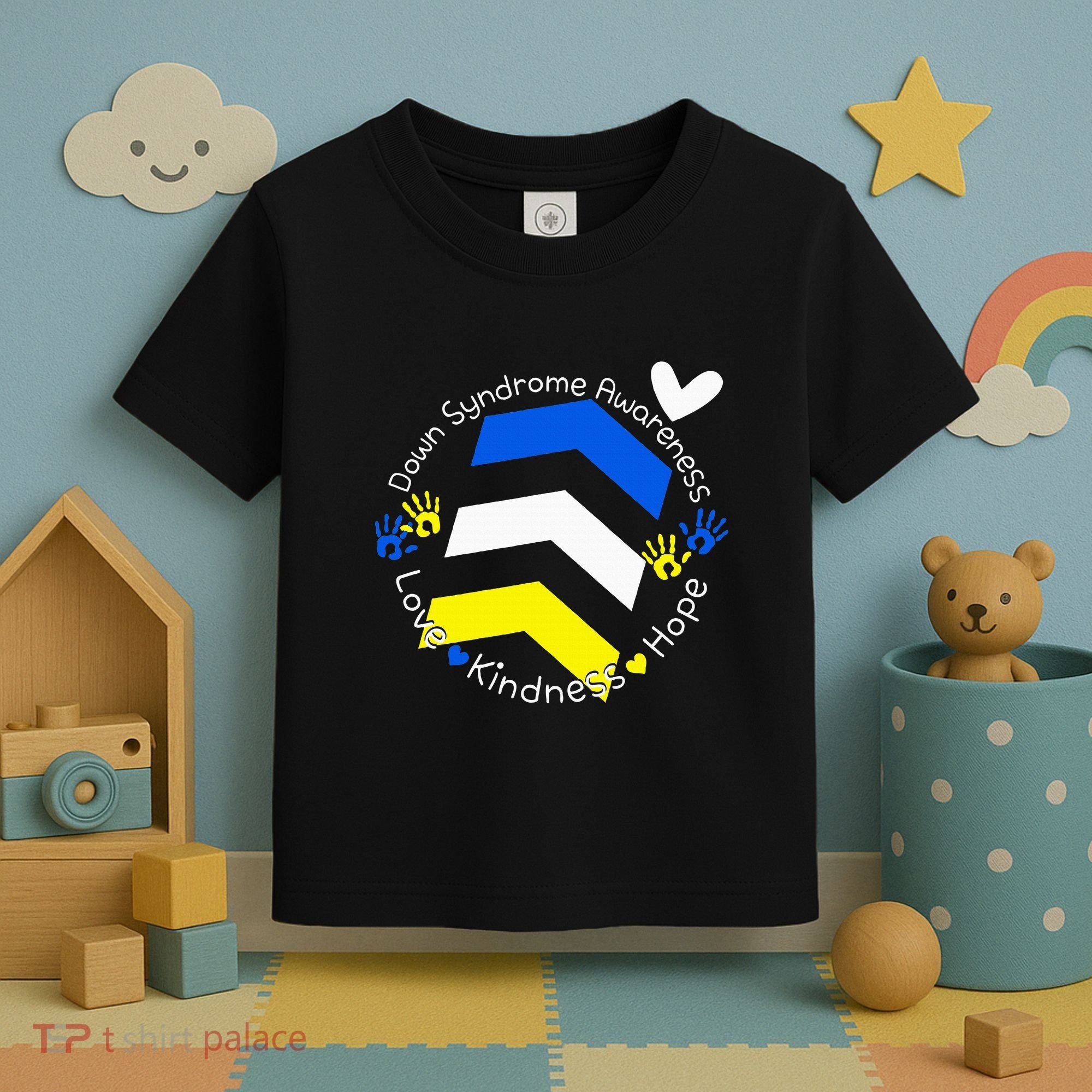 Trisomy 21 Down Syndrome Extra Three Chromosome Arrows Toddler T-Shirt