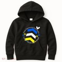 Trisomy 21 Down Syndrome Extra Three Chromosome Arrows Kids Hoodie thumb 0