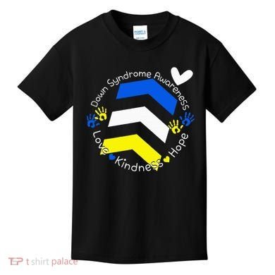 Trisomy 21 Down Syndrome Extra Three Chromosome Arrows Kids T-Shirt