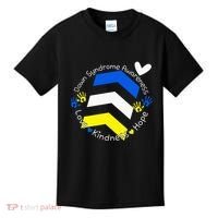 Trisomy 21 Down Syndrome Extra Three Chromosome Arrows Kids T-Shirt thumb 0