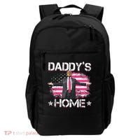 Trump 2024 Daddys Home Funny Trump Pink Backpack thumb 0