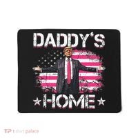 Trump 2024 Daddys Home Funny Trump Pink Mousepad thumb 0