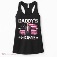 Trump 2024 Daddys Home Funny Trump Pink Women's Tank Top thumb 0