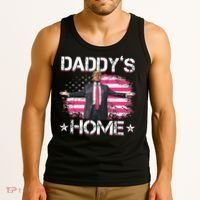 Trump 2024 Daddys Home Funny Trump Pink Tank Top thumb 3