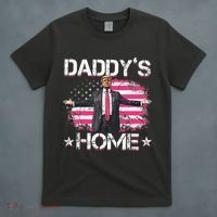 Trump 2024 Daddys Home Funny Trump Pink T-Shirt thumb 4
