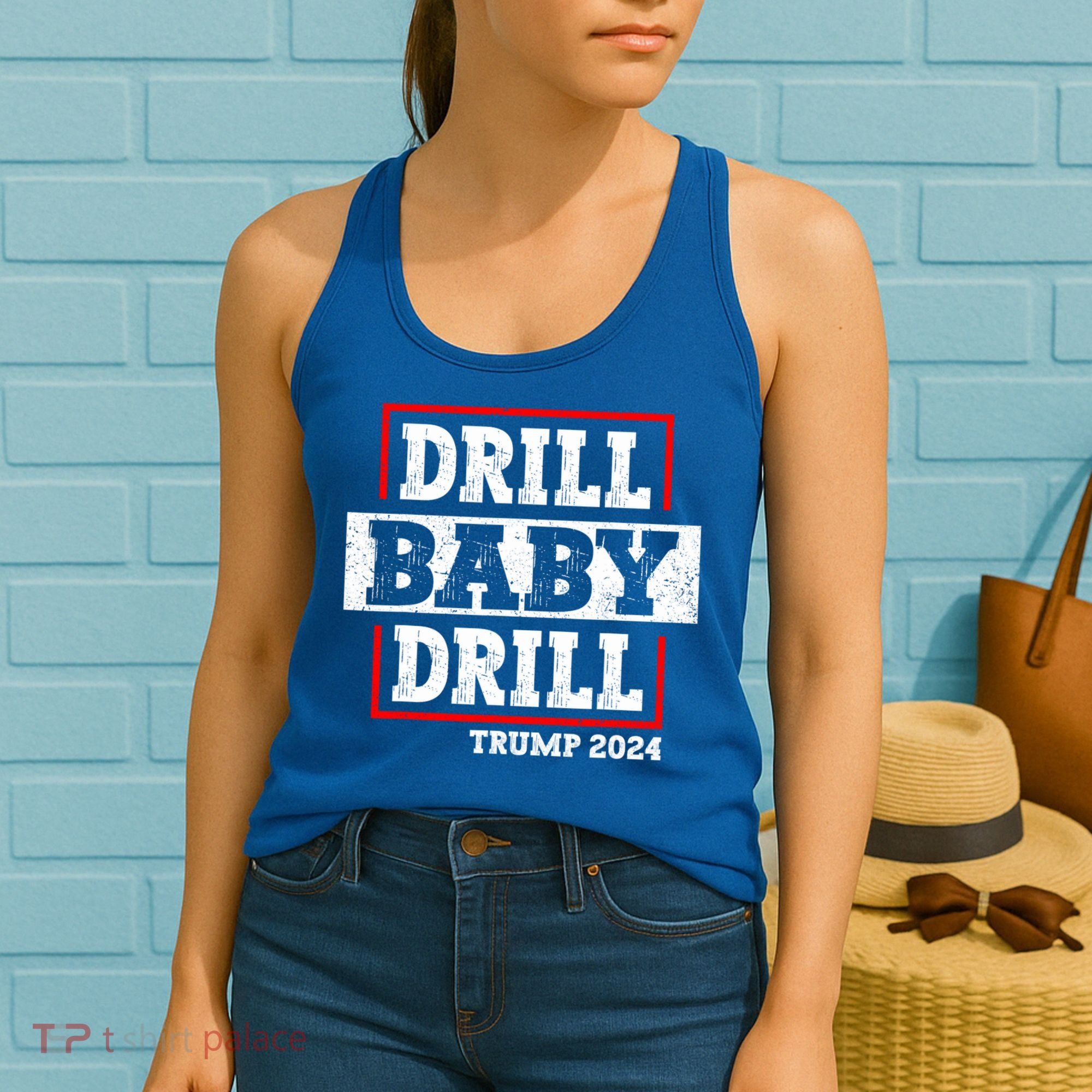 Trump 2024 Drill Baby Drill Women's Tank Top