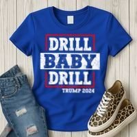 Trump 2024 Drill Baby Drill Women's T-Shirt thumb 3