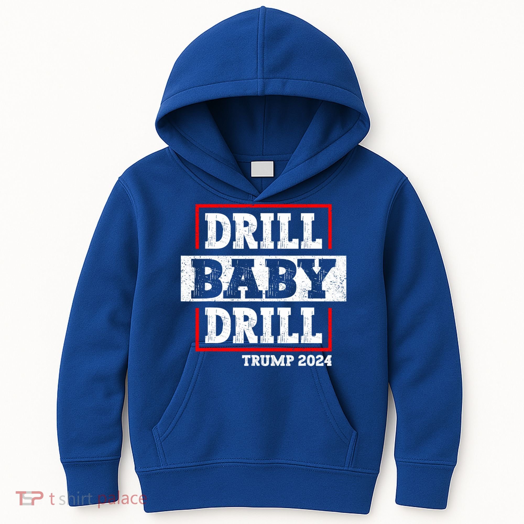 Trump 2024 Drill Baby Drill Kids Hoodie