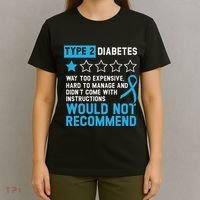 Type 2 Diabetes T2d Warrior Diabetes Awareness T-Shirt thumb 4