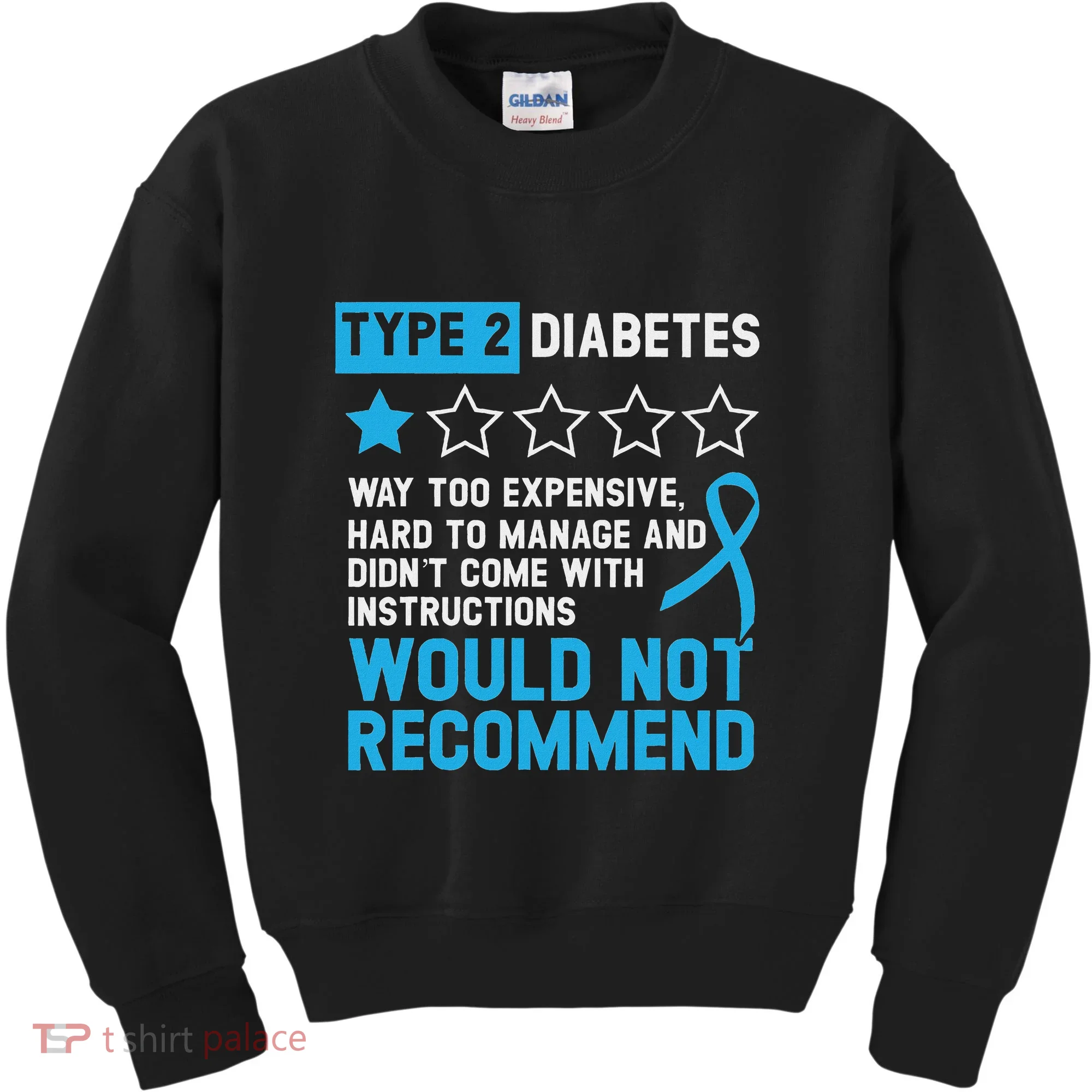 Type 2 Diabetes T2d Warrior Diabetes Awareness Kids Sweatshirt