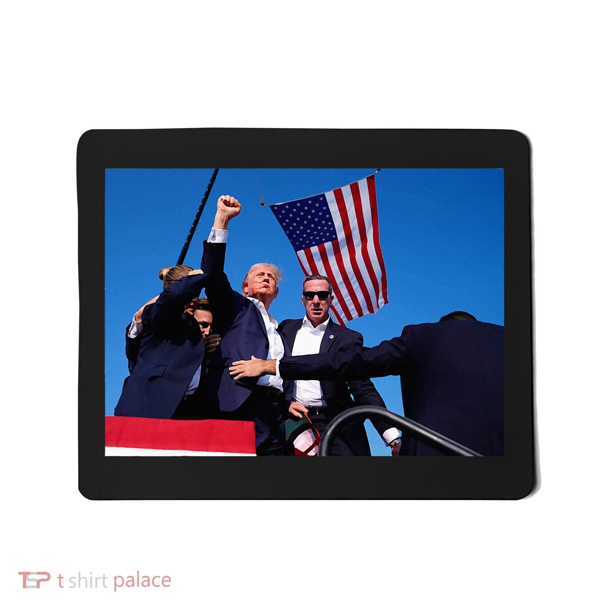 Trump 2024 Donald Trump Fist Pump Mousepad