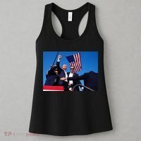 Trump 2024 Donald Trump Fist Pump Women's Tank Top thumb 3