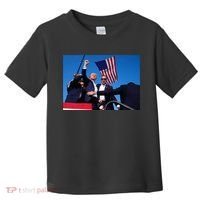 Trump 2024 Donald Trump Fist Pump Toddler T-Shirt thumb 0
