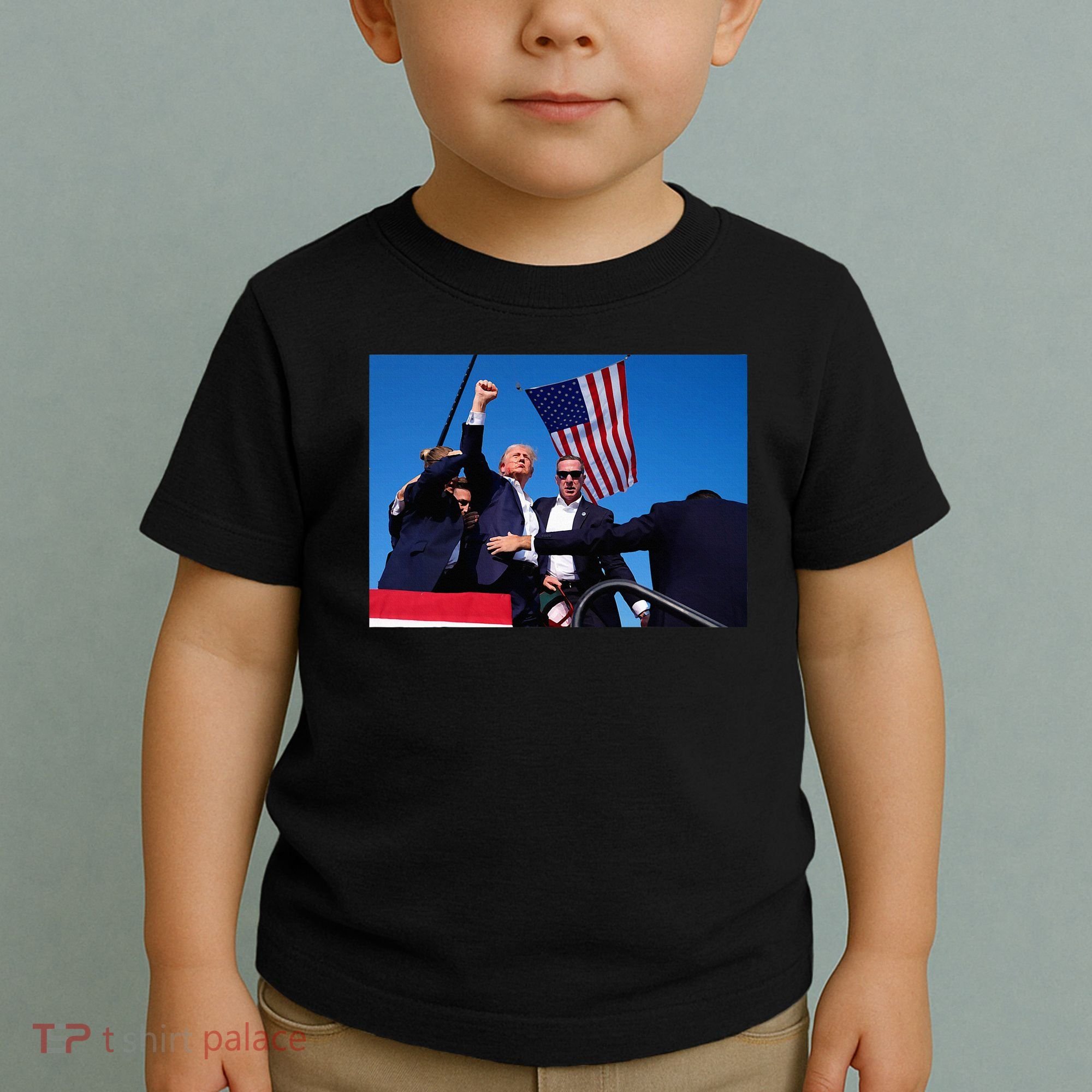 Trump 2024 Donald Trump Fist Pump Toddler T-Shirt